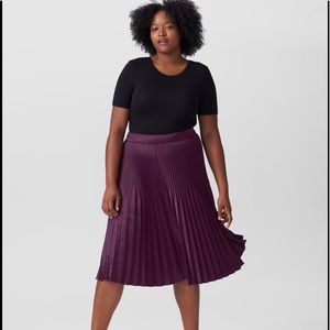 Universal Standard Kniko Pleated Midi-Skirt - US Size M